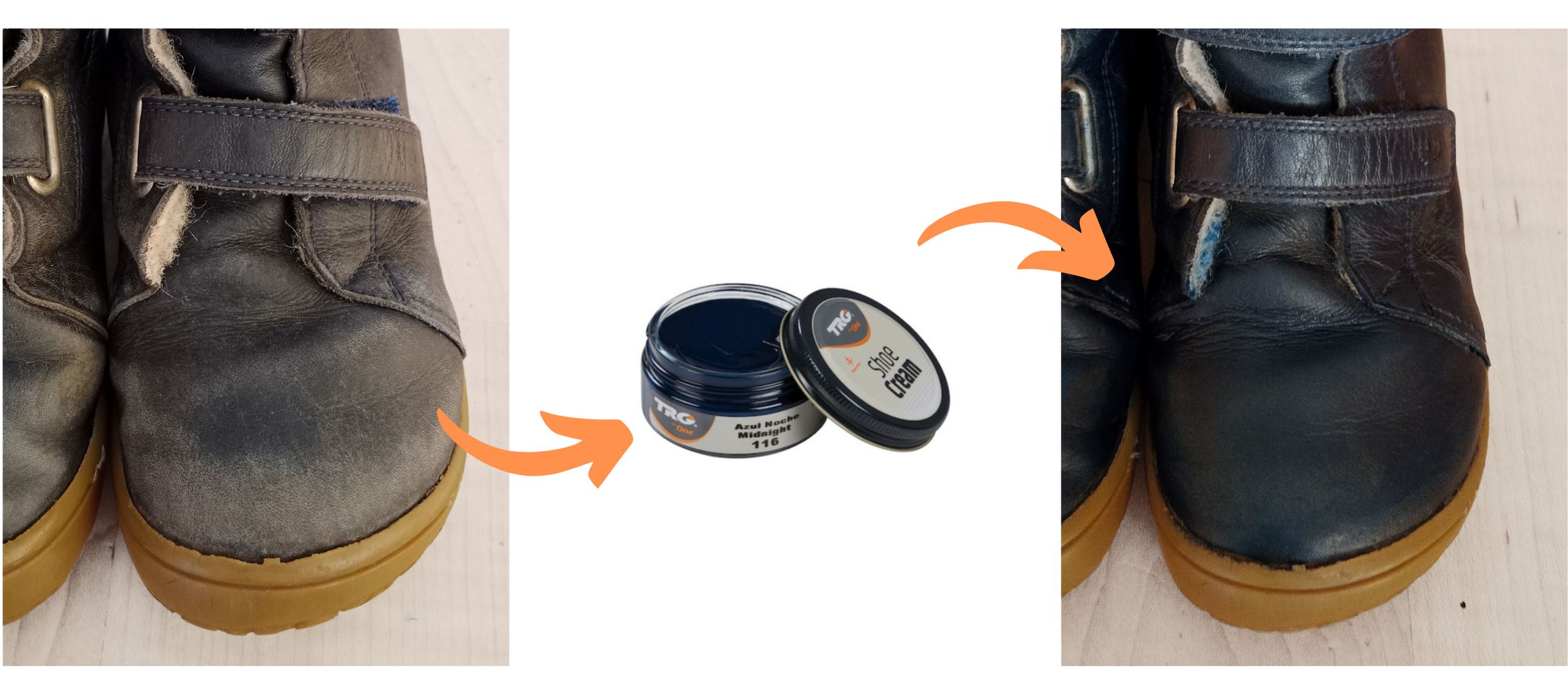 Modrý Krém na boty 116 Midnight Shoe Cream TRG